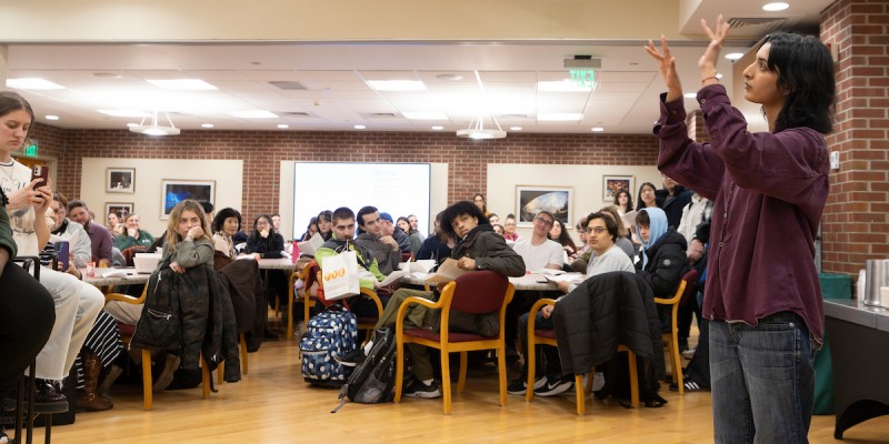 Kajol Kundra performed a poem in American Sign Language as part of the 