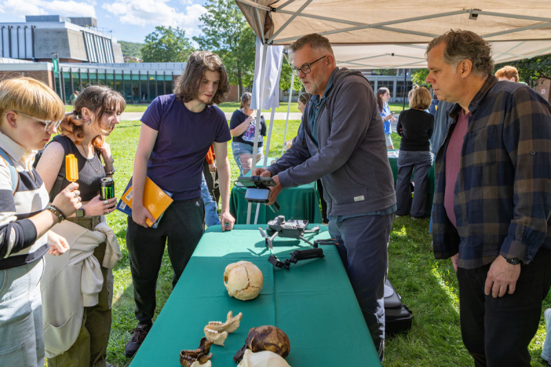 The Anthropology Department hosted the outdoor workshop 