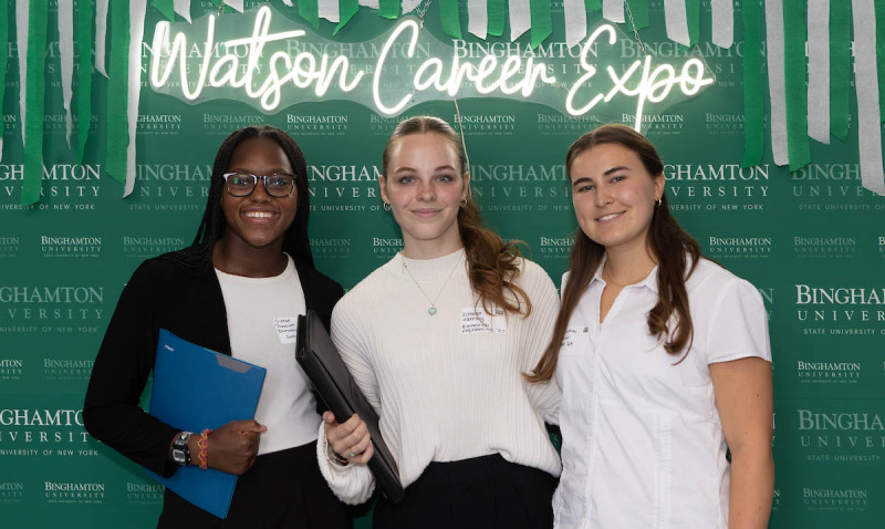 The Watson College Career Expo brings together students and industry for networking, interviews, and panel discussions.