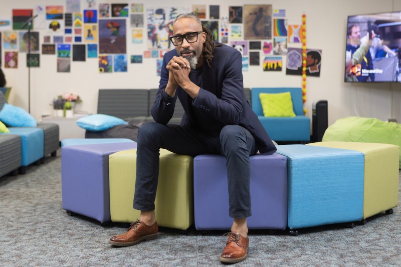 Marc-Leonce Volcy, assistant director of the Multicultural Resource Center.