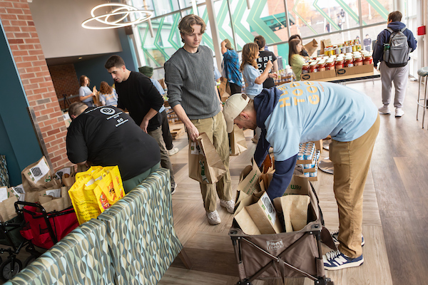 500 students from 45 SUNY campuses throughout New York State dedicate at least 300 hours in paid community service through the Empire State Service Corps.