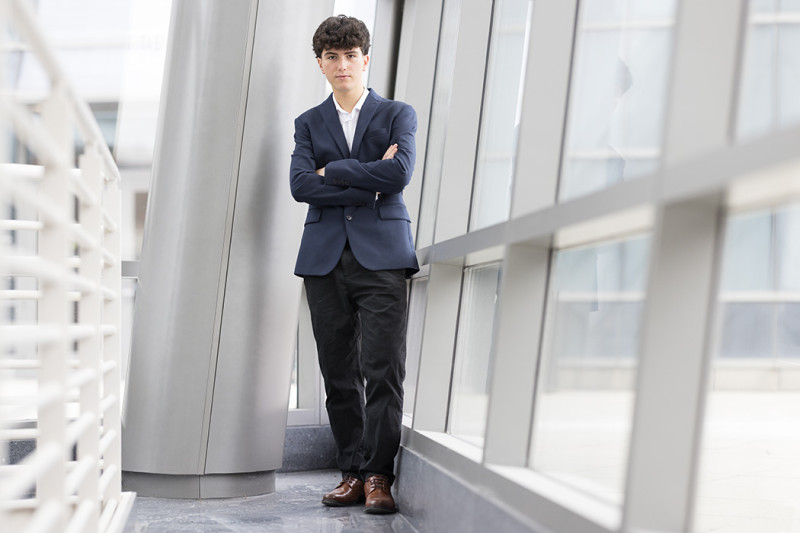 Mitchell Yegorov says the skills he built through SOM proved pivotal in solving problems and answering questions about planning, allocation, supply chain, and operations for Abercrombie & Fitch.