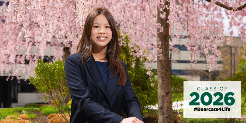 Kaitlyn Capone will graduate in May with a degree in economics and a minor in digital and data studies. She is a first-generation college student from Westchester, N.Y.