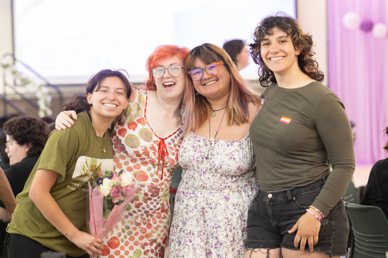More than 100 students celebrated their academic success at the 10th Annual Lavender Celebration and Pride Awards Ceremony, held at Old Union Hall.