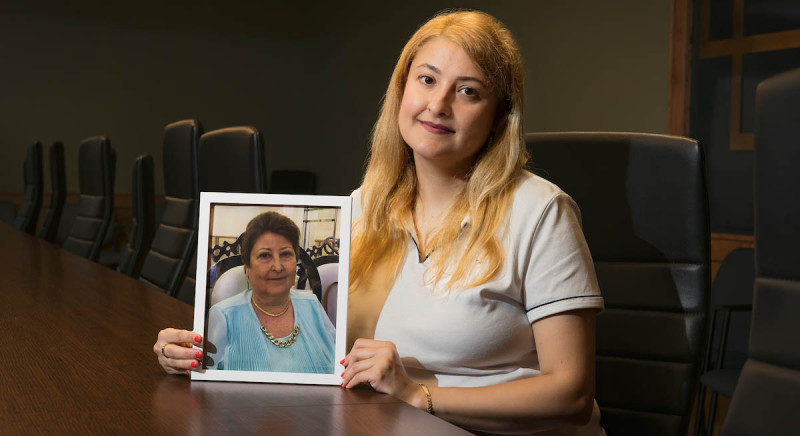 Neda Amiri Rad, a PhD student studying industrial and systems engineering, researches autoimmune diseases after watching her mother suffer from rheumatoid arthritis.