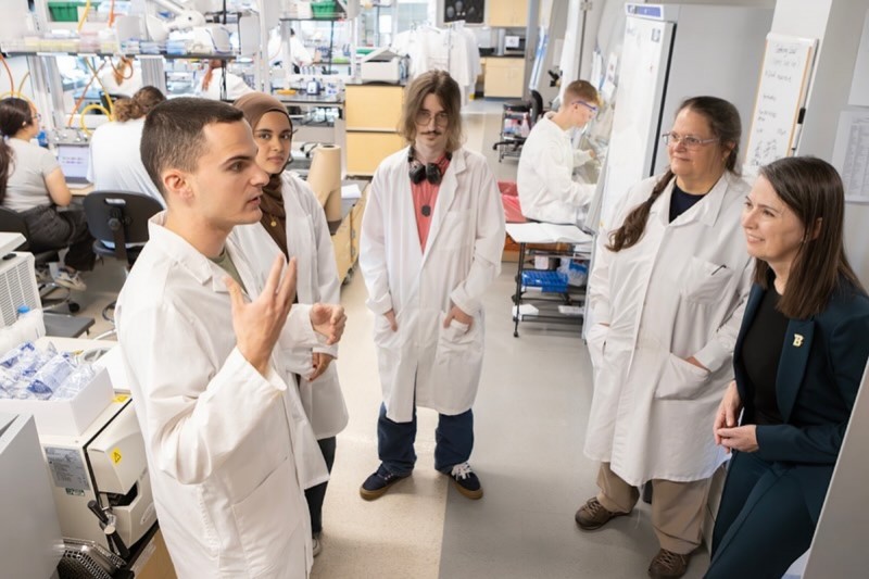 Incoming Binghamton President Anne D’Alleva met with students as she prepares to join the University community.