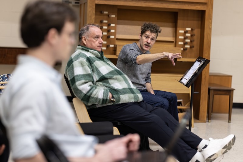 Daniel Thomas Davis, Professor of Music Composition, gives his feedback.