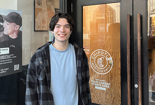 Adam Cohen '23 is the creator of chipotlecost.com, which examines prices at the restaurant's national sites.