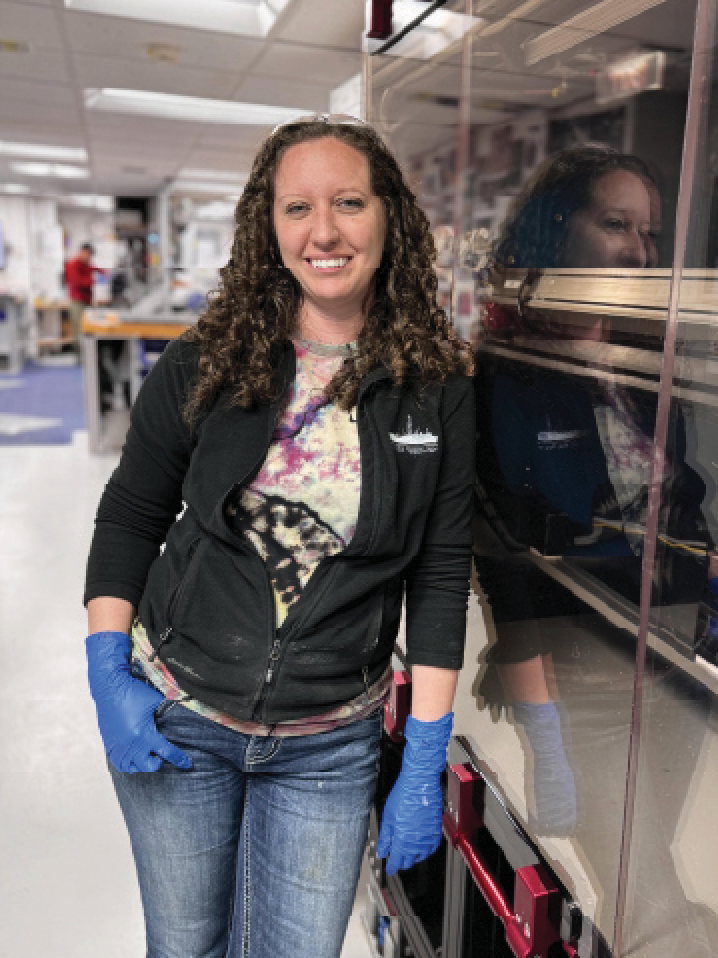 Assistant Professor of Earth Sciences Adriane Lam.