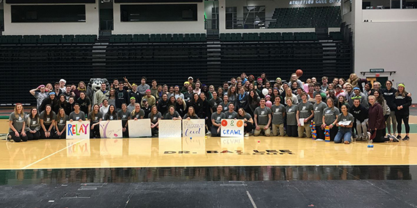 The Binghamton Student-Athlete Advisory Committee holds a conference-wide event to raise awareness about mental health issues.