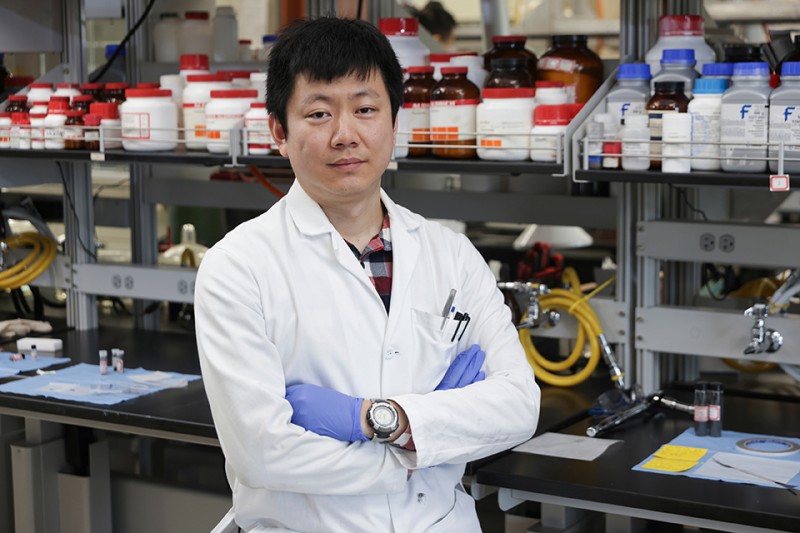 Hao Liu's NSF CAREER Award will support sodium-ion battery research.