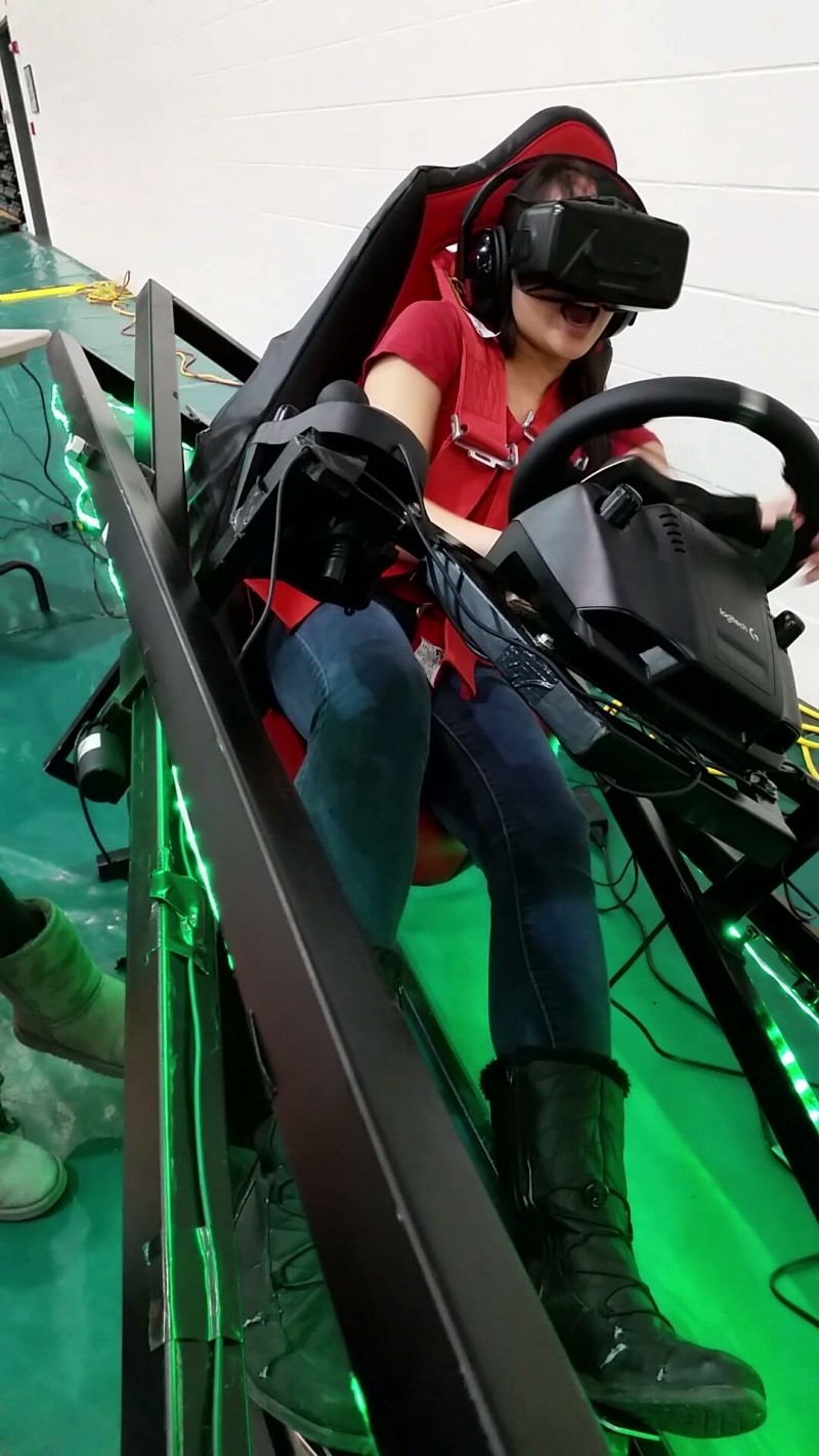 One of the units from Enhance VR in action.