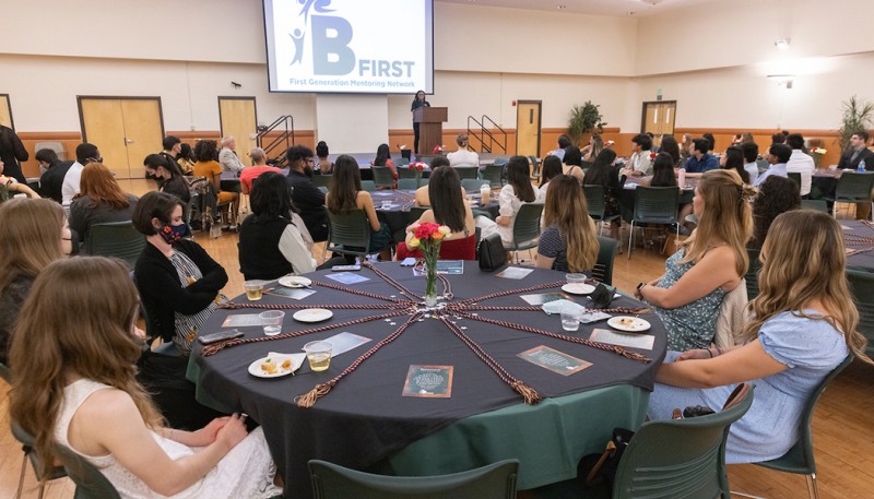 More than 150 graduating students received cords at the BFirst Network's first-ever cording ceremony and luncheon for first-generation graduates.