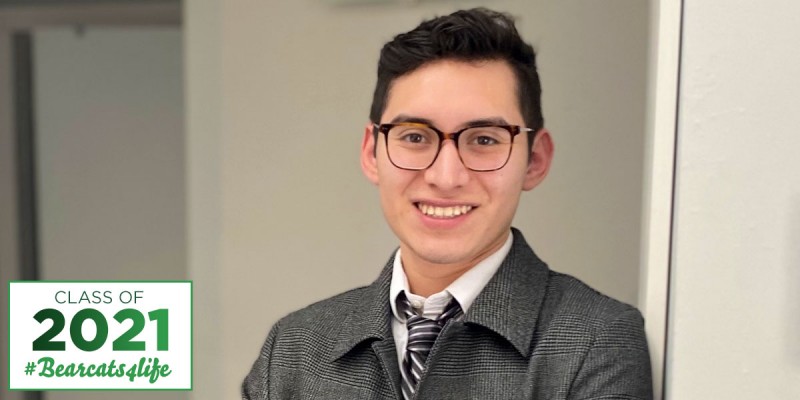 Eduardo Gomez is earning his degree in industrial and systems engineering.