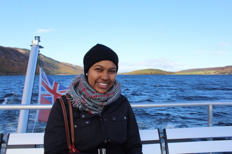 Hannah Zamor during her study abroad experience in the United Kingdom.
