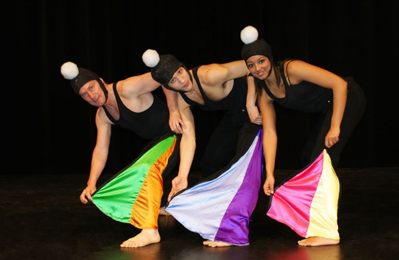 Galumpha (Andy Horowitz, left, Gil Young Choi and Brianna Barnett) will perform at 2 p.m. Sept. 16 at the Anderson Center's Osterhout Concert Theater.