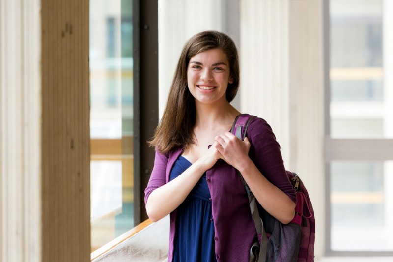 Emma Ryan, Senior integrative neuroscience major from Syracuse, N.Y. Project: Connect2-Worawora