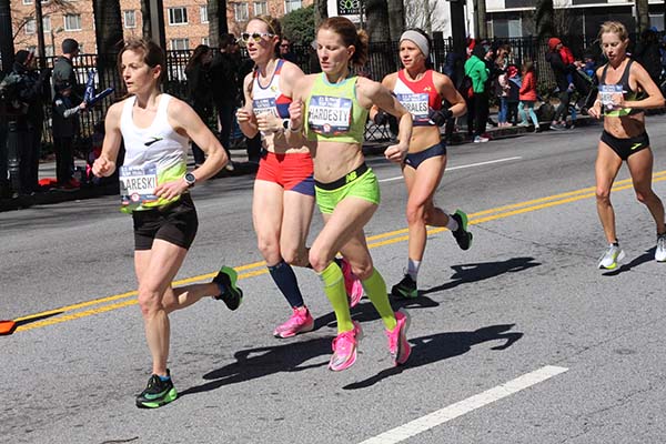 Melissa Hardesty, an assistant professor of social work at Binghamton, qualified for the recent Olympic marathon trials.