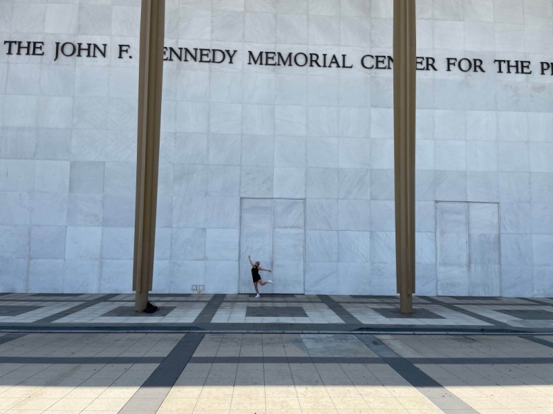 Julia Rakus at the Kennedy Center American College Theatre Festival (KCACTF) in Washington, D.C.