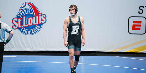 Wrestler Lou DePrez was named an NCAA All-America wrestler at the championships in St. Louis, Mo.
