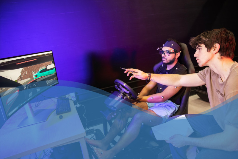 The EF-CAR driving simulator used in the study provides realistic vehicle dynamics