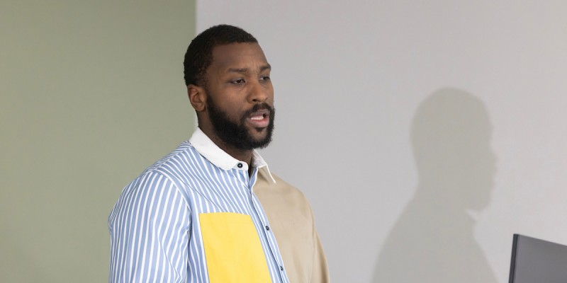 Former NBA player Michael Kidd-Gilchrist spoke to students, faculty and staff of Binghamton University's Division of Speech and Language Pathology about his experience as a person who stutters and his advocacy to increase access to speech therapy services.