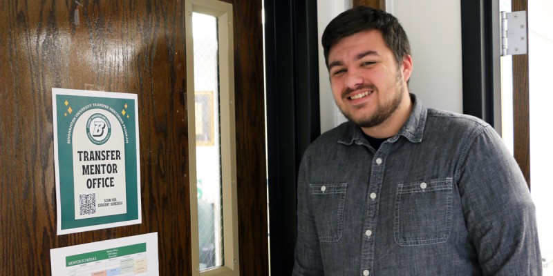 Jeremy Masterson is a transfer student mentor, president of the Tau Sigma Honors Society and is working to charter a new student organization for transfer students.