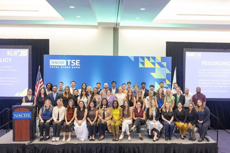 Binghamton pharmacy student Paige Hoover ‘25 joined other students and career professionals to explore diverse career opportunities, build connections, and gain new perspectives on retail pharmacy at the NACDS Total Store Expo.