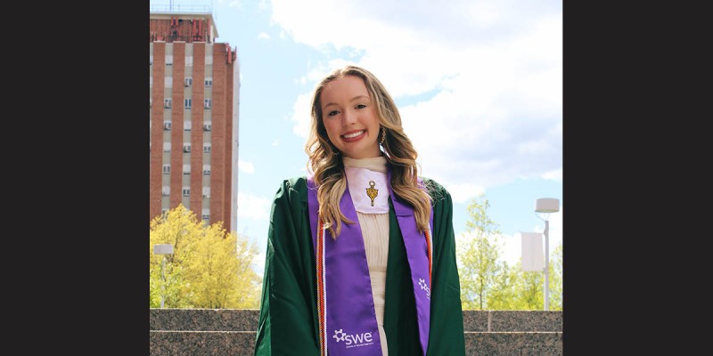 Nicole Dates ’23, MS ’24, a graduate student from the Thomas J. Watson College of Engineering and Applied Science, won the SUNY Chancellor's Award for Student Excellence in spring 2024.