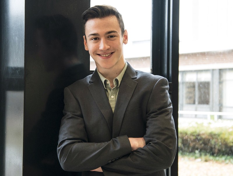 Biochemistry student Naftali Panitz has found success and satisfaction as both a researcher and musician.