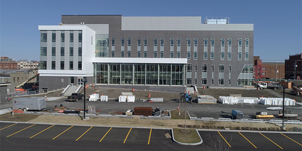 Binghamton University's new, state-of-the-art, $60 million School of Pharmacy and Pharmaceutical Sciences building will open this month at its Health Sciences Campus in Johnson City, N.Y.