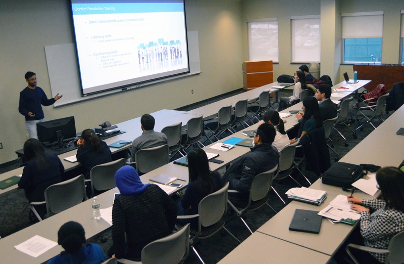 One of the presentations that was part of the course this winter.