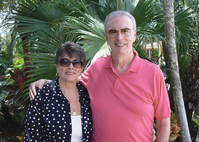 James A. Warner ’60 and his sister, Judia Warner-Healey.