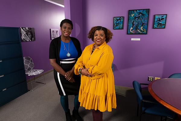 Anne Bailey, a history professor, and Sharon Bryant, associate dean of diversity, equity and inclusion for Decker College of Nursing and Health Sciences, lead the Harriet Tubman Center for Freedom and Equity.