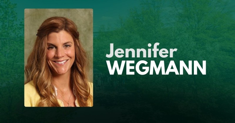 Jennifer Wegmann, lecturer at the department of Health and Wellness Studies and Chancellor Award winner