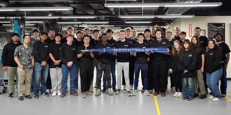 AeroBing members will travel to California in December to launch their latest rocket, nicknamed Mary.