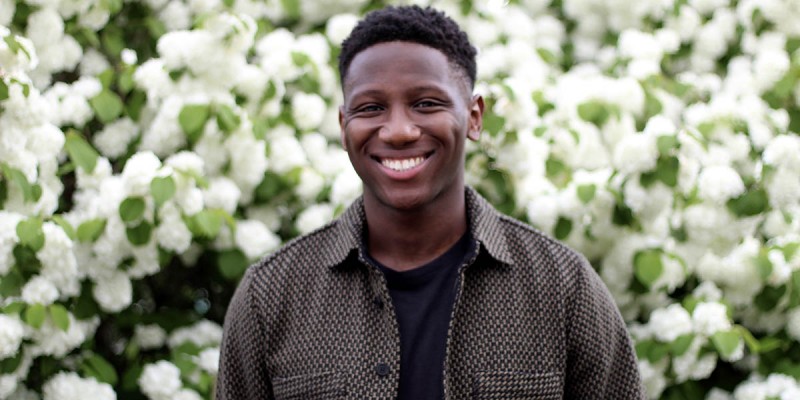 Giovanni Brooks ‘25 is hoping to build a career in the music industry after earning his MBA at Binghamton University.