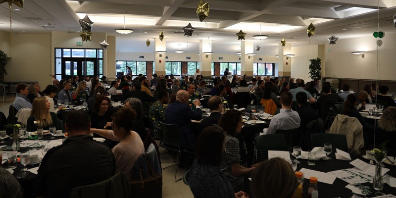More than 150 Binghamton University employees were honored as 