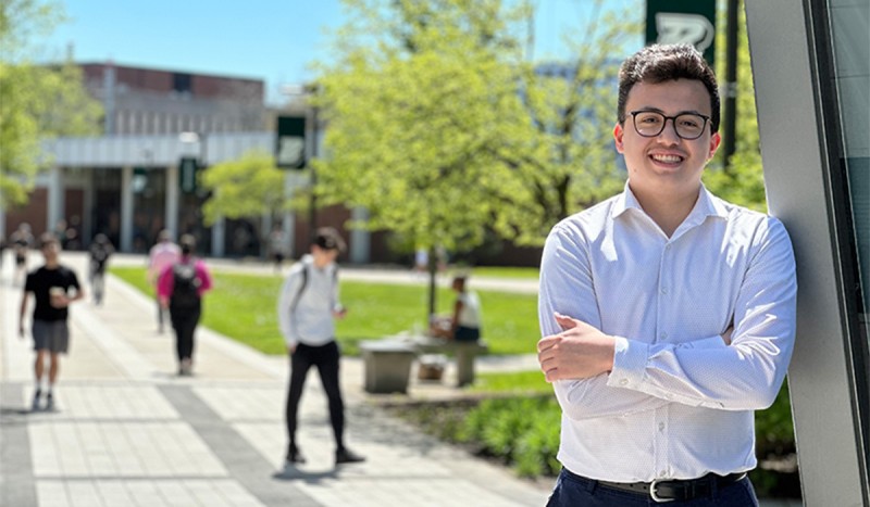 Chad Burks is a student in Binghamton University's School of Management.