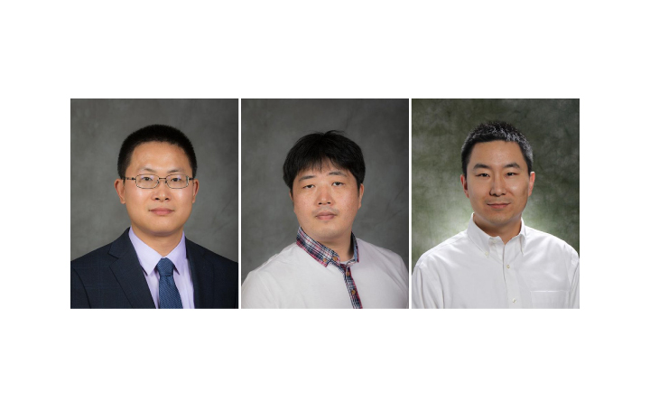 From left to right: Xi Peng, Seunghee Shin and Shiqi Zhang