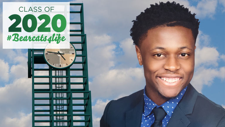 David Oladunjoye earned his bachelor's degree in computer engineering from Binghamton University's Watson School, and he will return in the fall to pursue his master's.