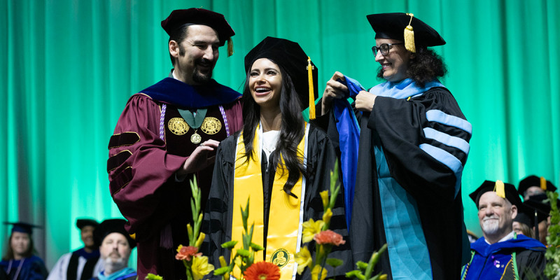 Decker College of Nursing and Health Sciences welcomed more than 325 graduating students to its Commencement ceremony on May 14 at Binghamton University's Events Center.
