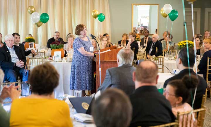 Gale Spencer is the only Distinguished Teaching Professor within Decker College of Nursing and Health Sciences. She started working at the School of Nursing just three years after it was established.