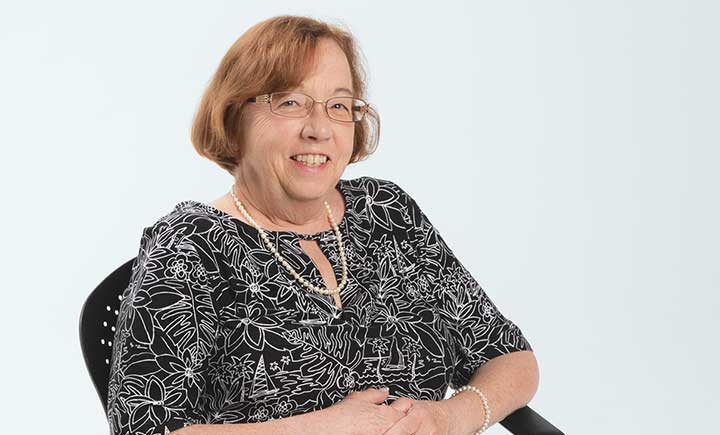 Hundreds of students, dozens of colleagues and five different locations -- Gale Spencer, Decker's only SUNY Distinguished Teaching Professor -- has seen it all!