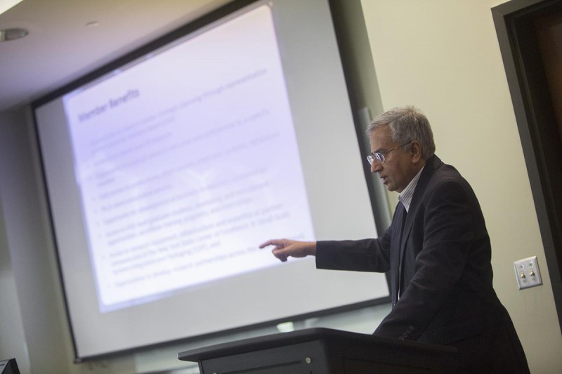 Over his 30-plus years at Binghamton University, Distinguished Professor Kanad Ghose balances his roles as teacher, researcher, inventor and administrator.