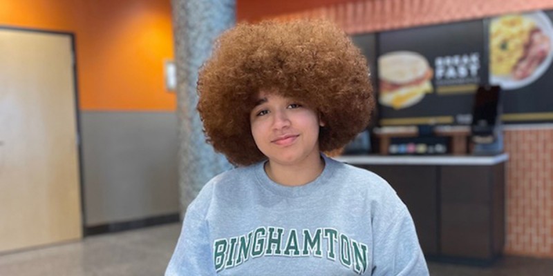 Jennessa Perez is a first-year student thankful for the support she receives through the Educational Opportunity Program (EOP).