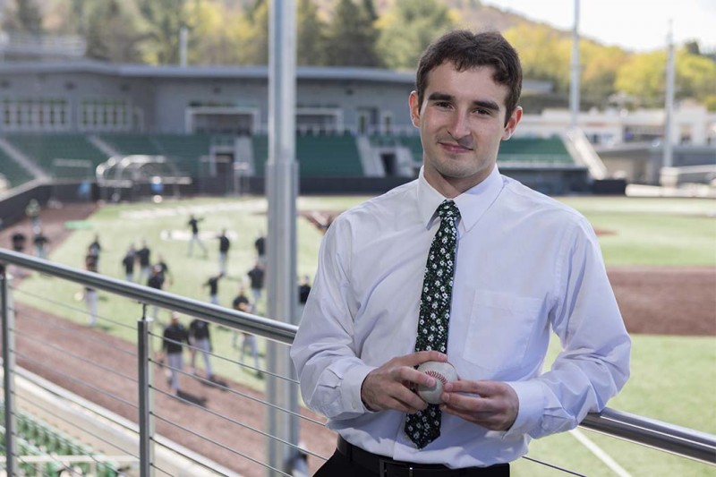 Joe Mendrick ’22, MBA ’23 was struck in the chest with a baseball when he was 11, stopping his heart completely. He was saved by CPR and later teamed up with the American Heart Association to lobby for CPR training in schools across New York state.