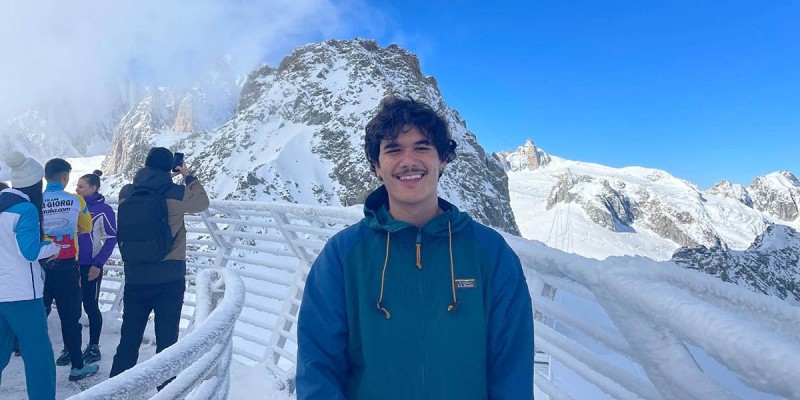 John Kabrovski ’26 spent his first year at college abroad in Italy and Spain.