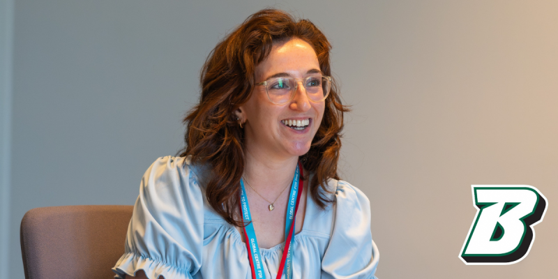 Binghamton alum Julia Saltzman ’21, MPA ’22, advances the Responsibility to Protect, using research and advocacy to quietly prevent genocide and mass atrocities worldwide.