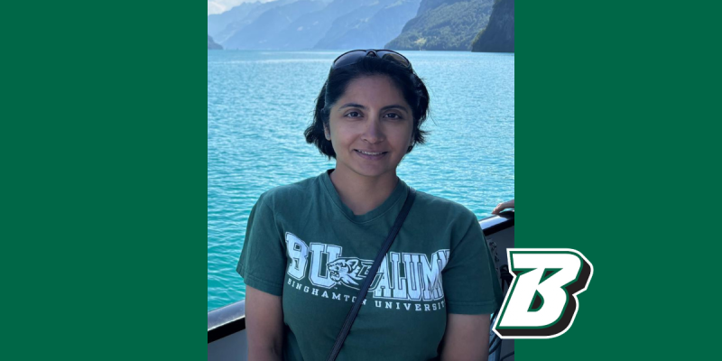 Jatinder Koharki '04 poses for a photo in Switzerland.